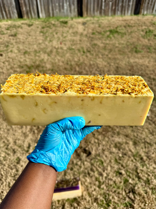 Turmeric Exfoliate + Glow Soap Loaf
